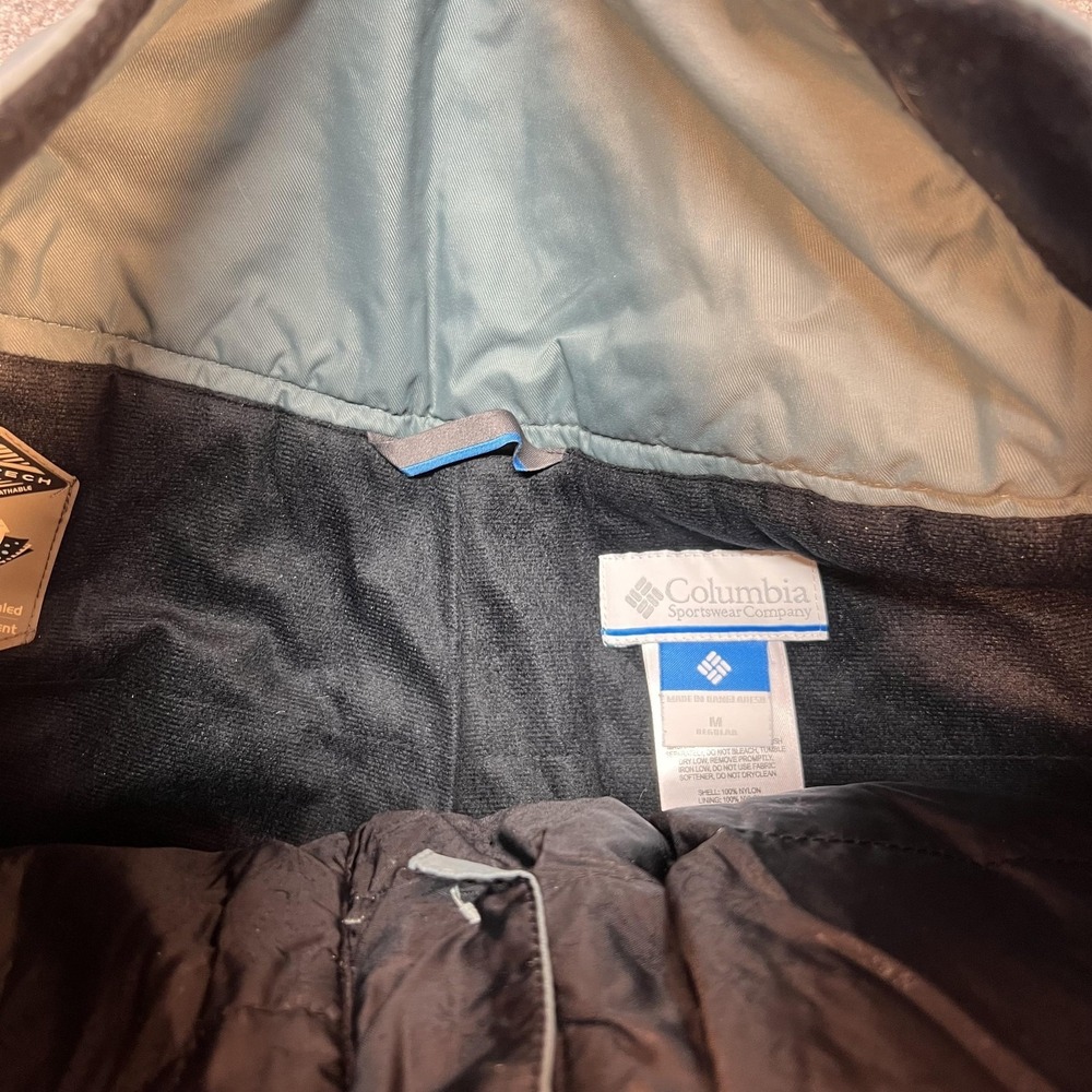 Columbia Bugaboo Omni-Tech Snow Pants Mens Medium Gray Waterproof Insulated Ski - Picture 7 of 13